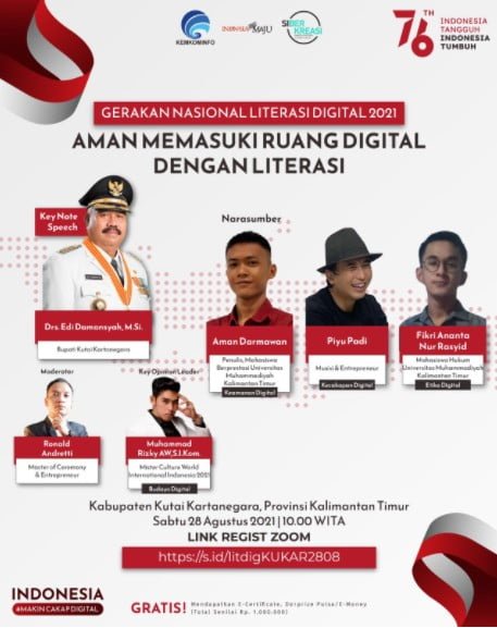 28 agus kukar Aman Memasuki Ruang Digital Dengan Literasi PROKALTIM