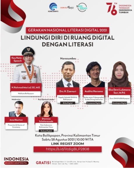 28 agus Lindungi Diri Diruang Digital Dengan Literasi PROKALTIM