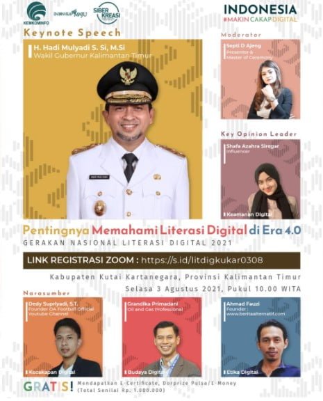 3 agust kukar Pentingnya Memahami Literasi Digital Di Era 4.0 PROKALTIM