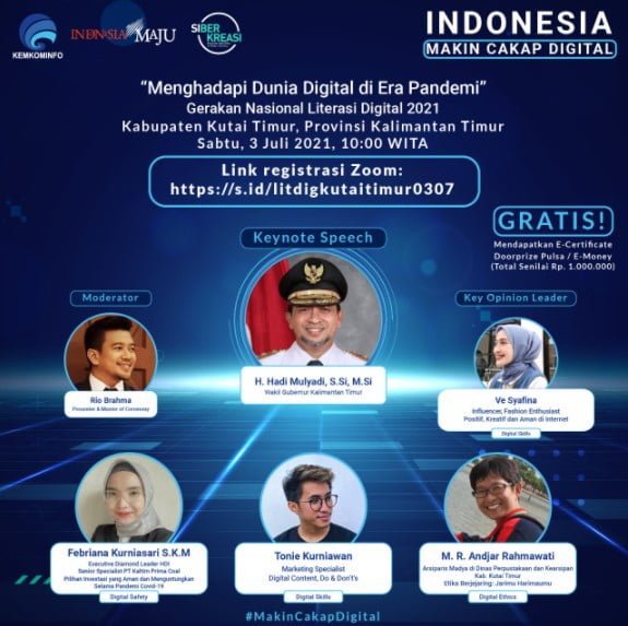 3 juli Menghadapi Dunia Digital Diera Pandemi PROKALTIM