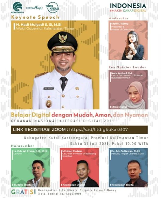 31 juli kukar Belajar Digital Dengan Mudah, Aman dan Nyaman PROKALTIM