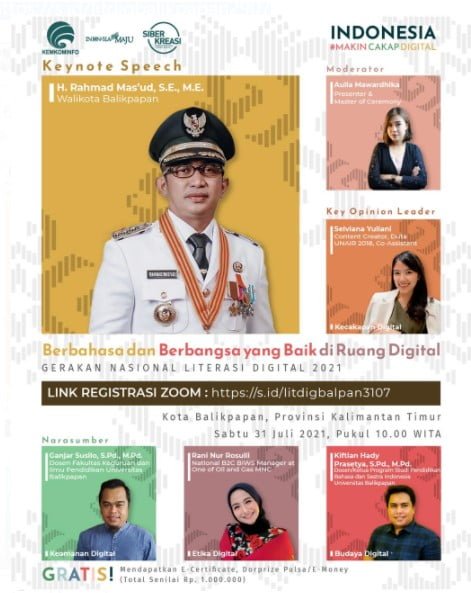 31 juli Berbahasa dan Berbangsa yang Baik di Ruang Digital PROKALTIM