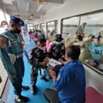 Lanal Balikpapan Serbu Penumpang dan Awak Kapal KMP Swarna Nalini dengan Vaksin