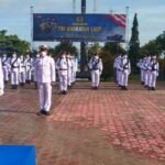 Lanal Balikpapan Gelar Upacara HUT TNI AL dengan Prokes Ketat