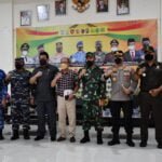 Bersatu Perangi Covid-19, Lanal Balikpapan Bersinergi dengan Forkopimda dan Polri Gelar Vaksinasi Bersama