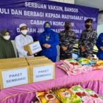 Kunker Danlanal Balikpapan di Pos TNI AL Tanah Grogot