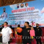 Inilah Kelima Preman yang Dengan Ancaman Sajam Beli Paksa CPO Rp2 Ribu perkilo, Akhirnya Diciduk Jatanras Polda Kaltim