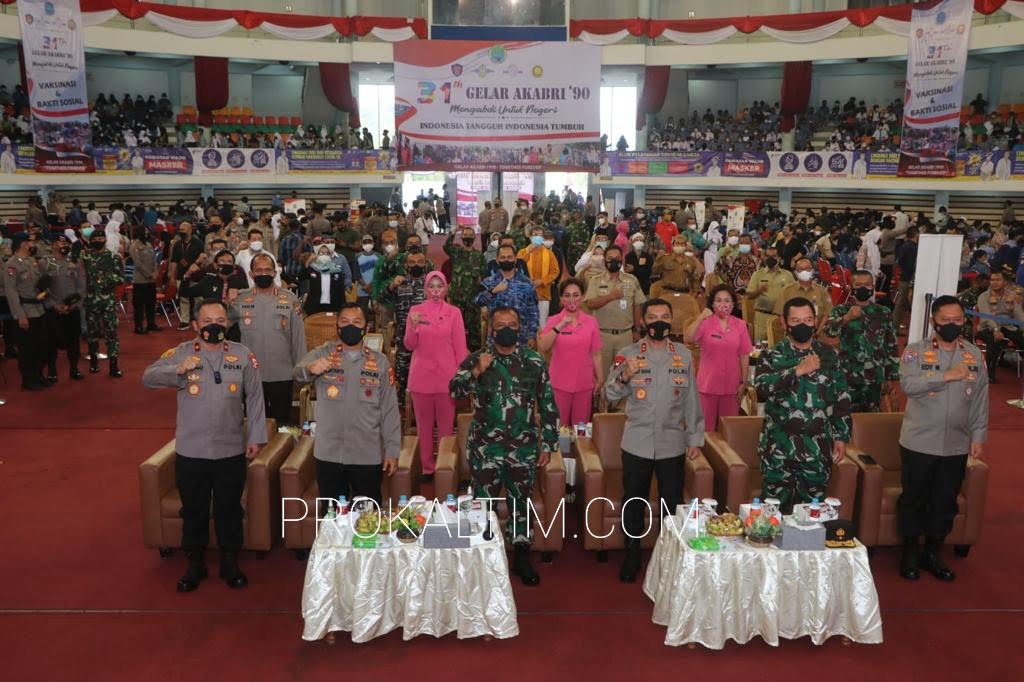 20211027 092739 Polda Kaltim Pecahkan Rekor MURI, dengan Vaksinasi 21 Ribu Pelajar SMP dan SMA PROKALTIM