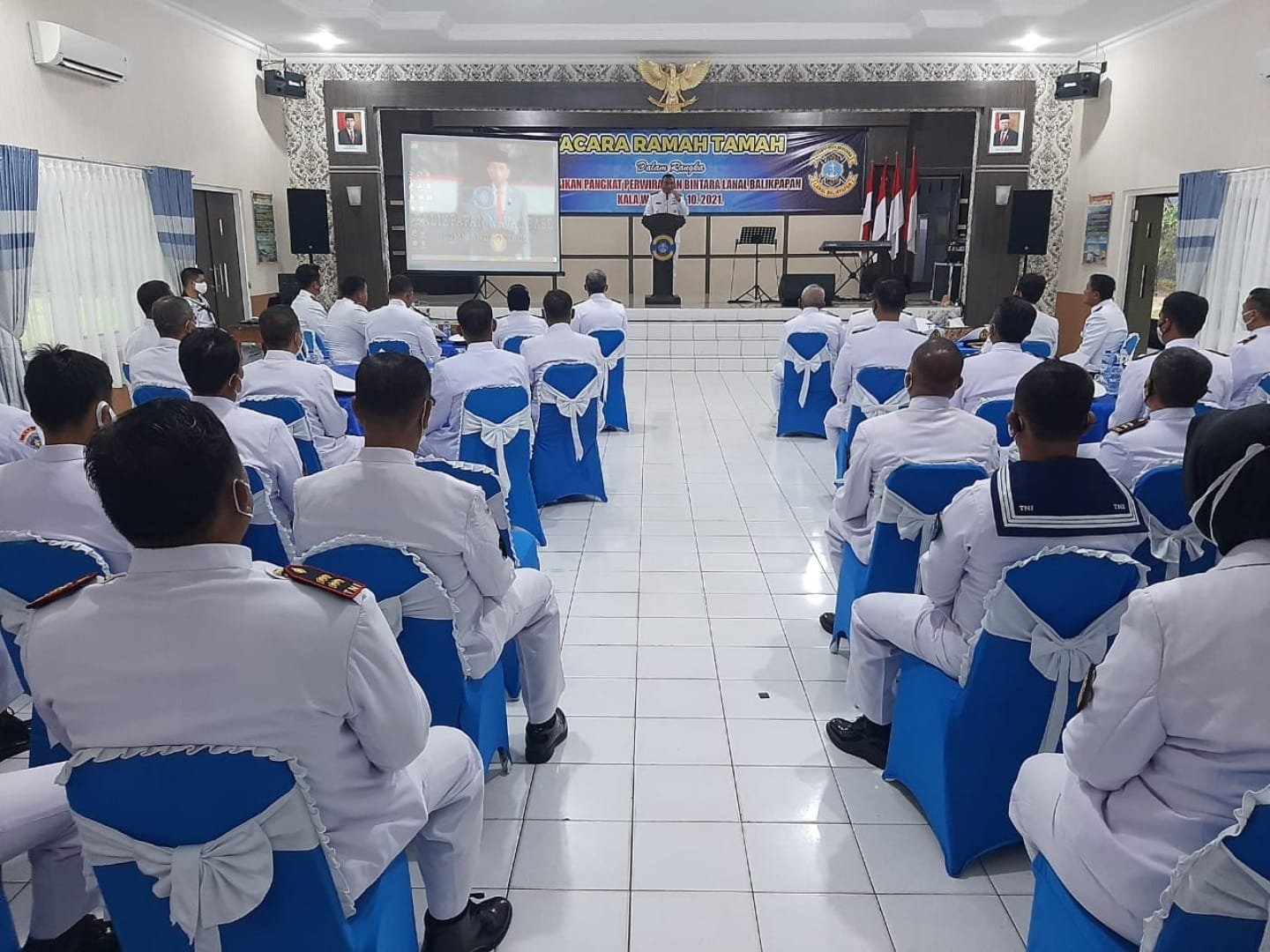 IMG 20211001 WA0012 Lanal Balikpapan Ikuti Upacara Kesaktian Pancasila dan Gelar Acara Kenaikan Pangkat Prajurit PROKALTIM