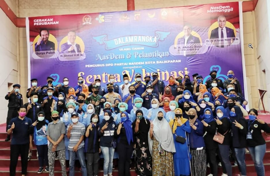 Screenshot 10 30 2021 10 25 33 PM HUT Nasdem, Gelar Vaksinasi Sebanyak 3000 Dosis  PROKALTIM