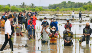 Screenshot 16 Tiba di Tana Tidung, Presiden Disambut Prosesi Adat Tepung Tawar PROKALTIM