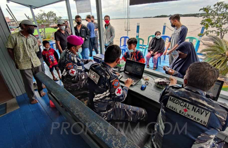 Screenshot 17 TNI AL Lanal Balikpapan Kembali Serbu Desa Sungai Mariam Kabupaten Kukar PROKALTIM