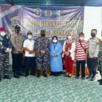 Ratusan Pengunjung Gazebo Daun Peroleh Vaksin dari Lanal Balikpapan 