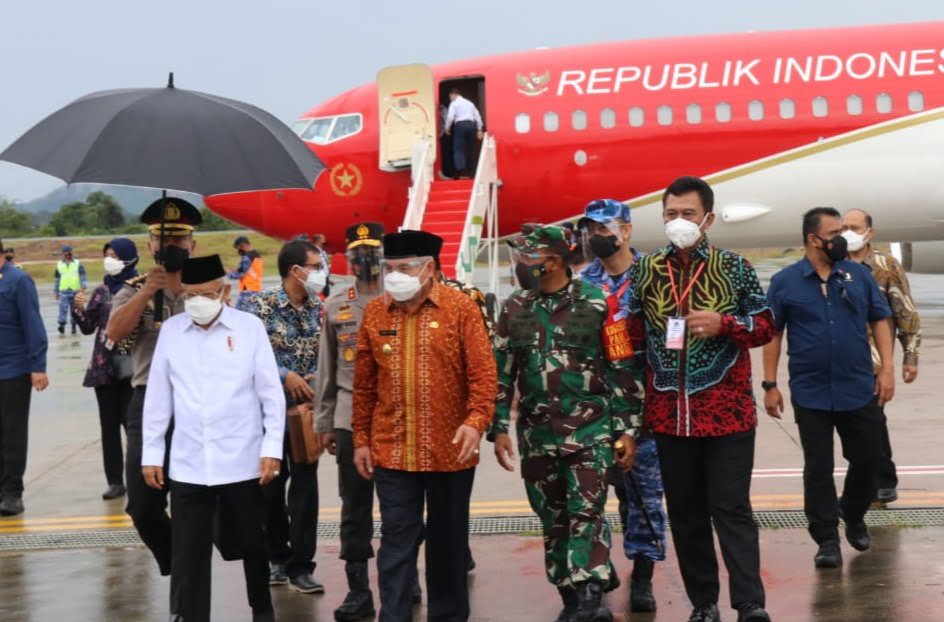 20211102 161953 Kunjungan Wapres, Isran: Selamat Datang Pak Kyai PROKALTIM