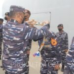 TNI AL Balikpapan Sambut Kedatangan Taruna/Taruni AAL Peserta Lattek Jalasesya