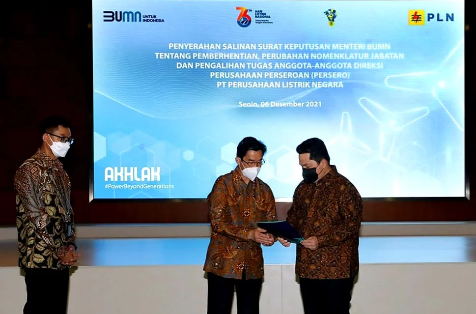 20211207 081107 RUPS PLN Mengangkat Darmawan Prasodjo sebagai Direktur Utama PLN PROKALTIM