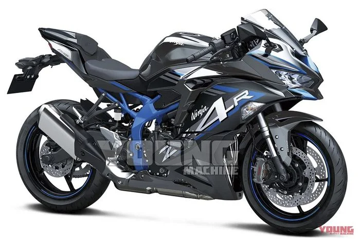 desain photoshop kawasaki ninja 20210522044847 Kawasaki Ninja ZX-4R Meluncur 2022, Siap Goda Kaum Tajir PROKALTIM