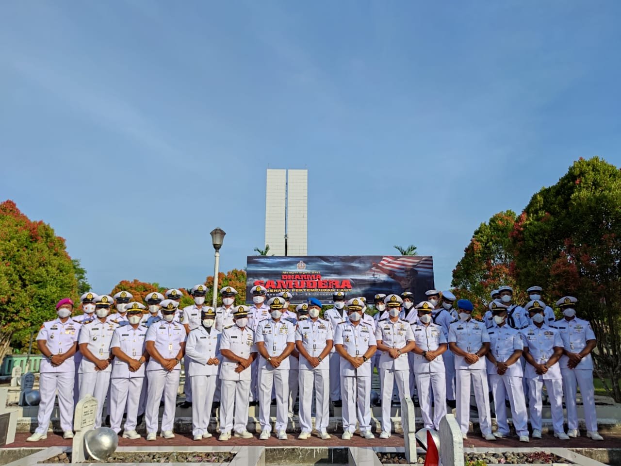 IMG 20220114 WA0013 Peringati Hari Dharma Samudra, Lanal Balikpapan Ziarah dan Tabur Bunga PROKALTIM