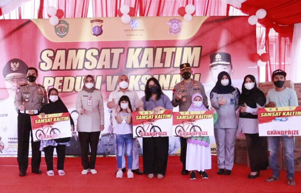 IMG 20220122 WA0000 Samsat Kaltim Peduli Vaksinasi, Didukung Jasa Raharja, Bapenda dan Polda Kaltim. Gubernur dan Kapolda Kaltim Turut Hadir PROKALTIM