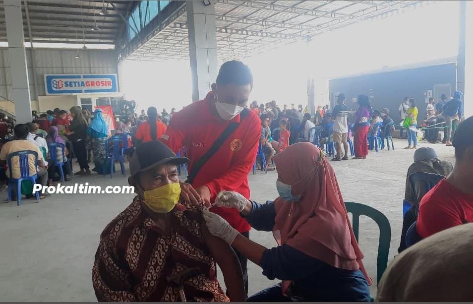 Percepatan Capaian Vaksin, Binda Kaltim Vaksin 1004 Warga
