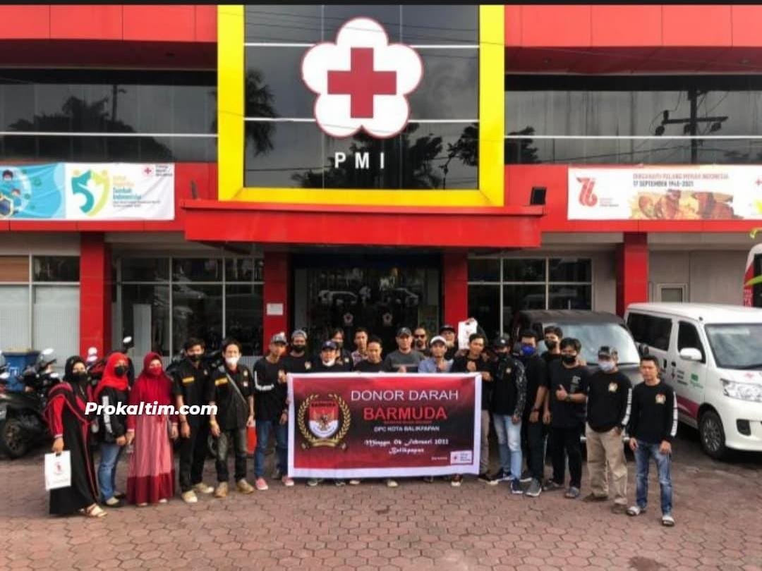 BARMUDA Balikpapan Berbondong Donor Darah, Antisipasi Kekurangan Stok Darah