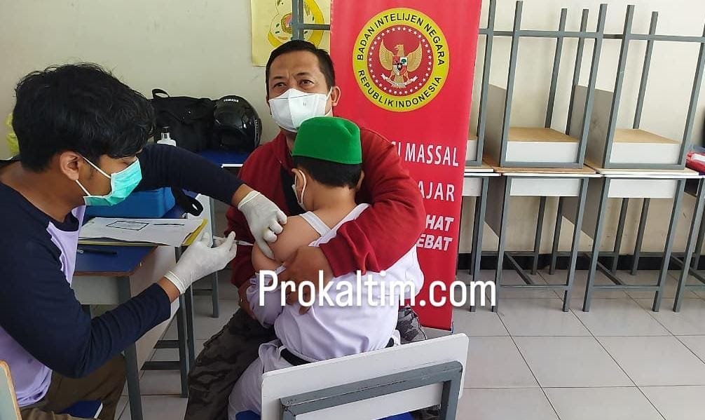 78% Capaian Vaksin Dosis Anak, Binda Kaltim Telah Salurkan 30.000 Dosis