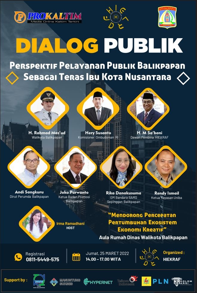 dialog Besok, Hiekraf Gelar Dialog Publik Balikpapan Teras IKN PROKALTIM
