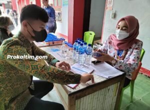 WhatsApp Image 2022 04 01 at 00.13.31 200 Dosis untuk WBP, 118 Petugas Tes Urin, Kegiatan Vaksin Booster di Lapas Narkotika PROKALTIM