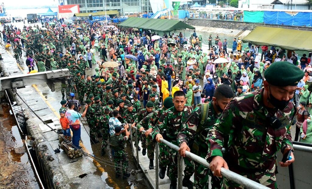 20220517 084302 Yonif Raider 600/Modang Berangkat Penugasan ke Papua PROKALTIM