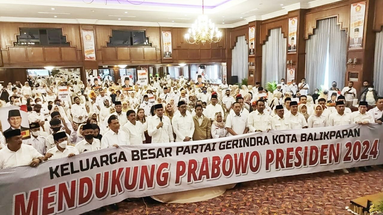 Gelar Halal Bihalal Keluarga Besar DPC Gerindra Balikpapan Gelar, Ini Pesan Andi Harun