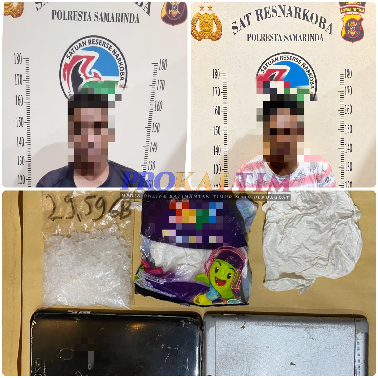 29,59 Gram Sabu Disita Polisi, 2 Pelaku Diamankan