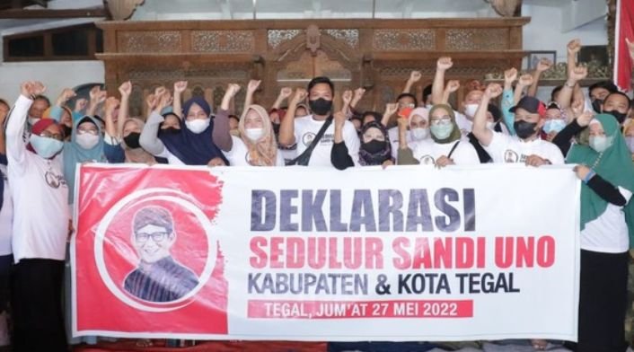 Sedulur Sandi Gelar Pelatihan, Ratusan UMKM Tegal Dukung Sandiaga Uno Presiden 2024
