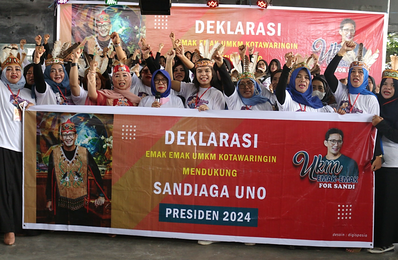 Ratusan UMKM Kalteng Inginkan Sandi Jadi Presiden 2024
