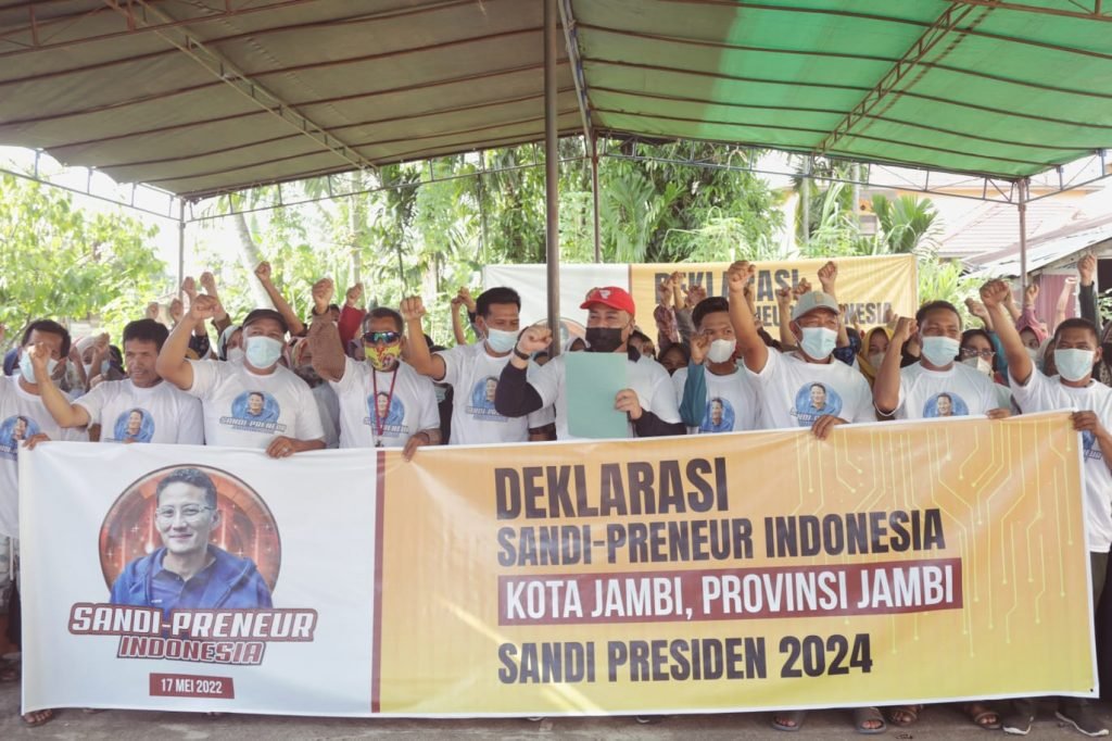 Ratusan UMKM Jambi Inginkan Sandiaga Uno Jadi Presiden 2024