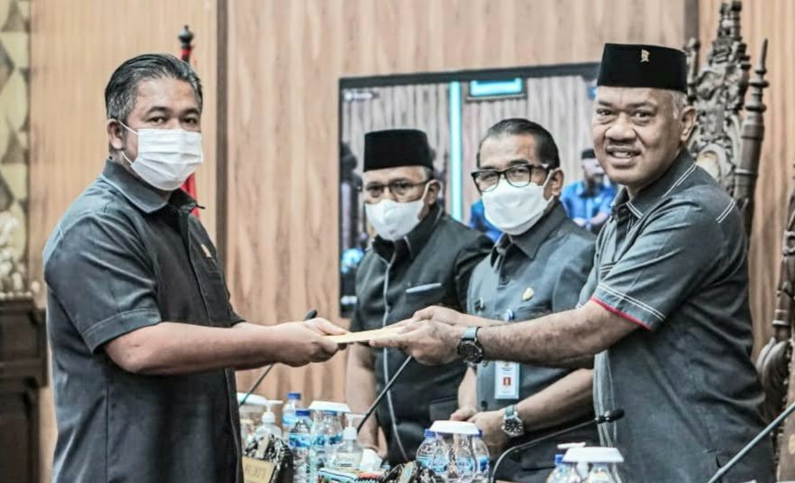 Gelar Rapat Paripurna, DPRD Lanjutkan Pembahasan LPJ APBD 2021
