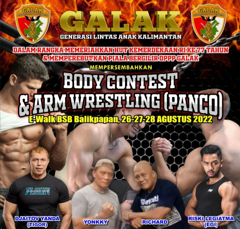 20220715 084509 Galak Gelar Lomba Panco, Body Contest Dan Zumba Party PROKALTIM