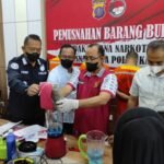 Polda Kaltim Musnahkan Barang Bukti Sabu dan Ganja Kering