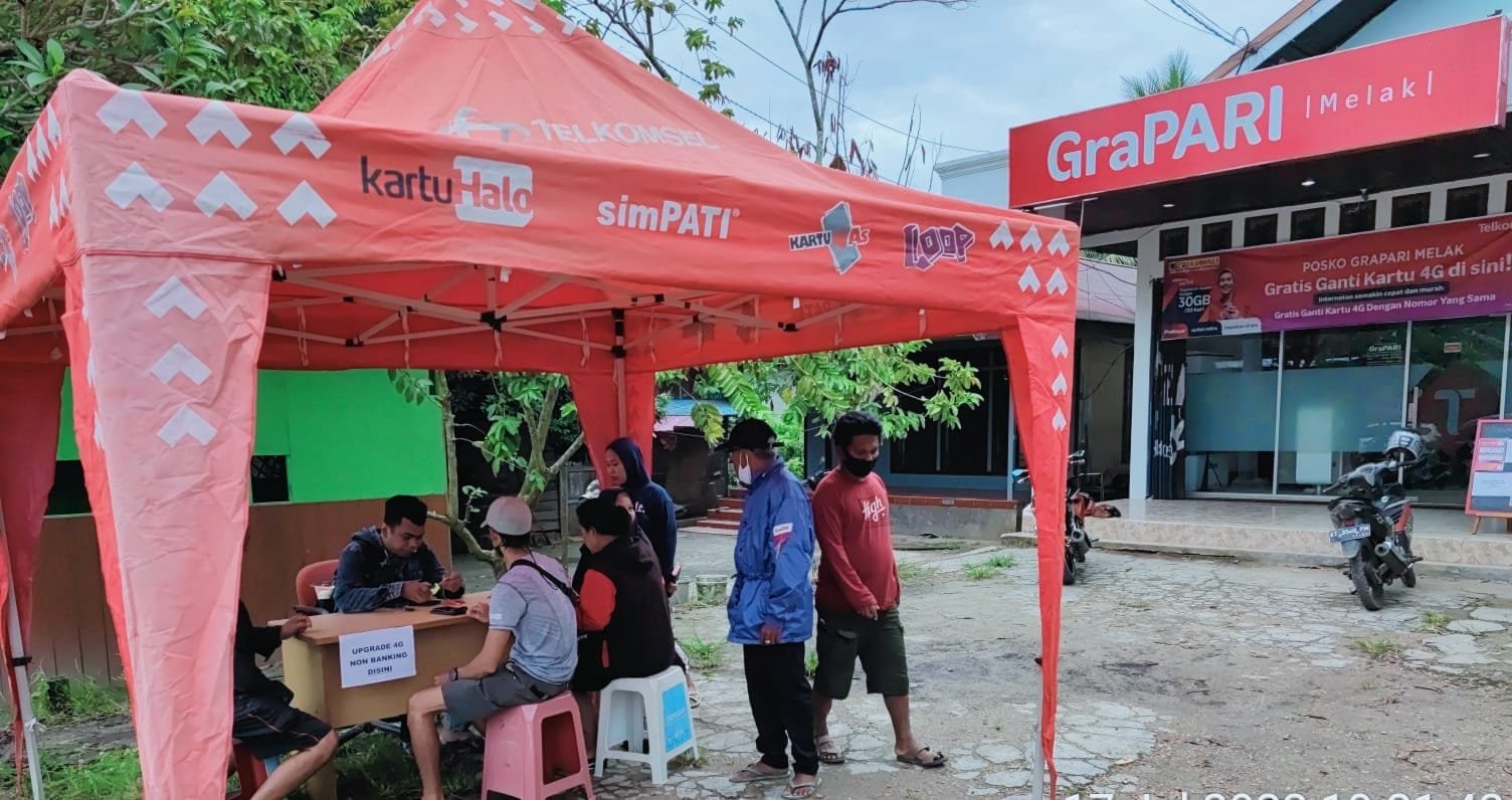 Telkomsel Ajak Pelanggan di Kutai Barat Migrasi Kartu USIM 4G Tetap dengan Nomor Sama