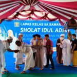 Salat Idul Adha Di Lapas Kelas II A Samarinda, 13 Sapi Dan 2 Kambing Siap Disalurkan