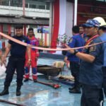 Personil Lapas Narkotika Samarinda Dilatih Penanganan Bahaya Kebakaran