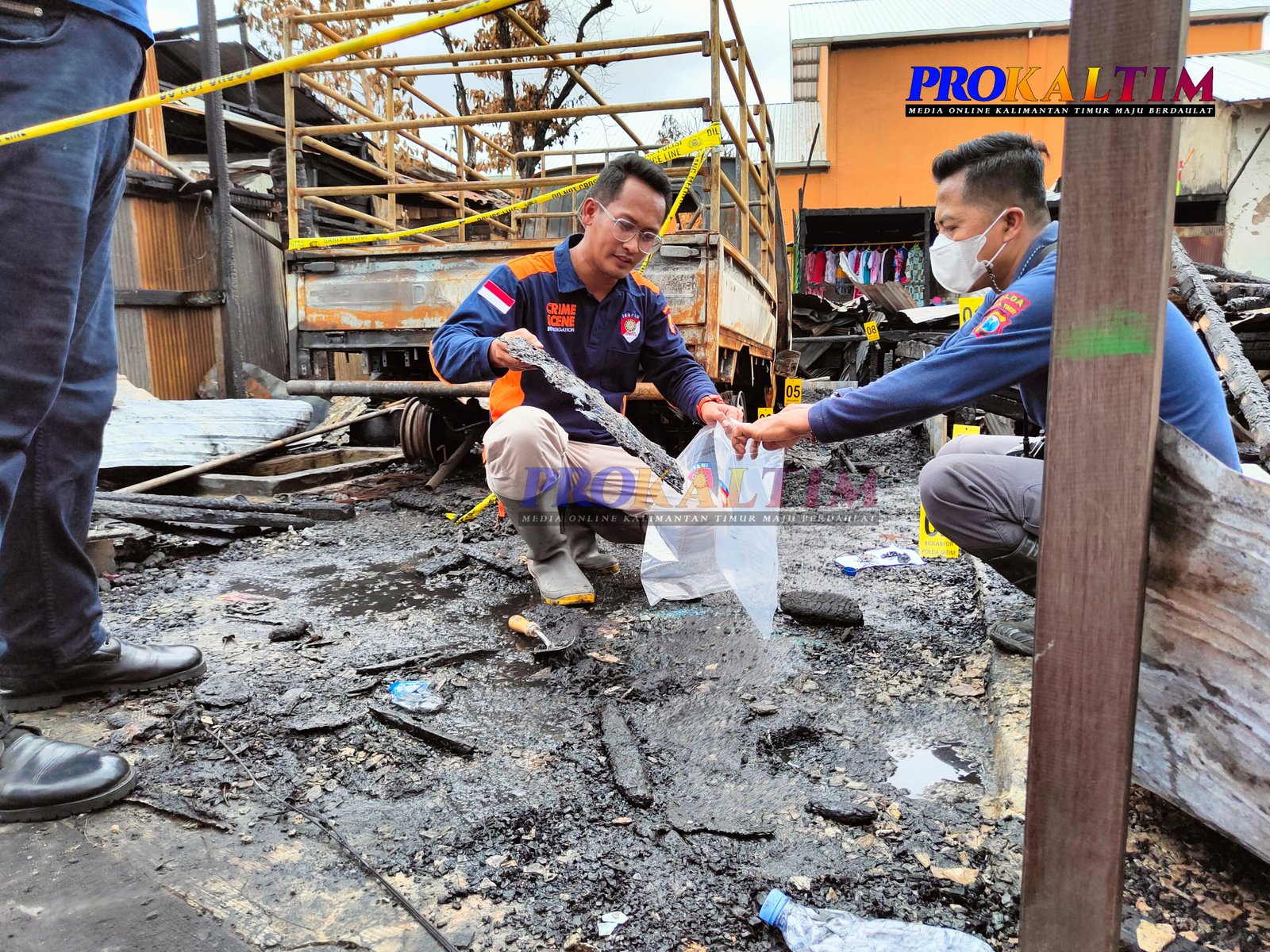 Puslabfor Mabes Polri Periksa TKP Kebakaran, Hasill Analisa Seminggu Kedepan