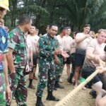 Pangdam VI/Mlw Didampingi Ibu Rahma Tri Budi Utomo Menyaksikan Sport Day dan Culture Day di Pantai Lamaru