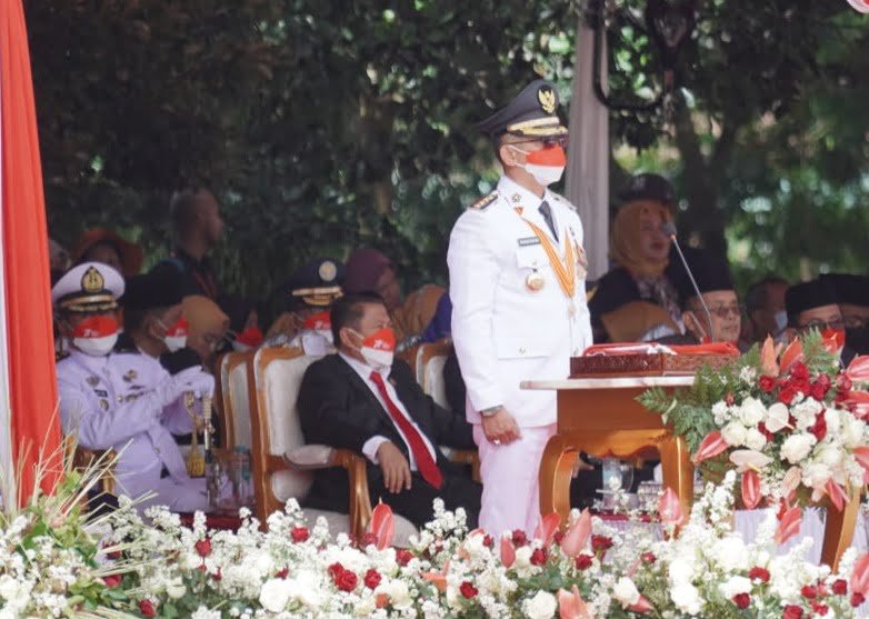 Wali Kota Pimpin Upacara HUT ke-77 Kemerdekaan RI