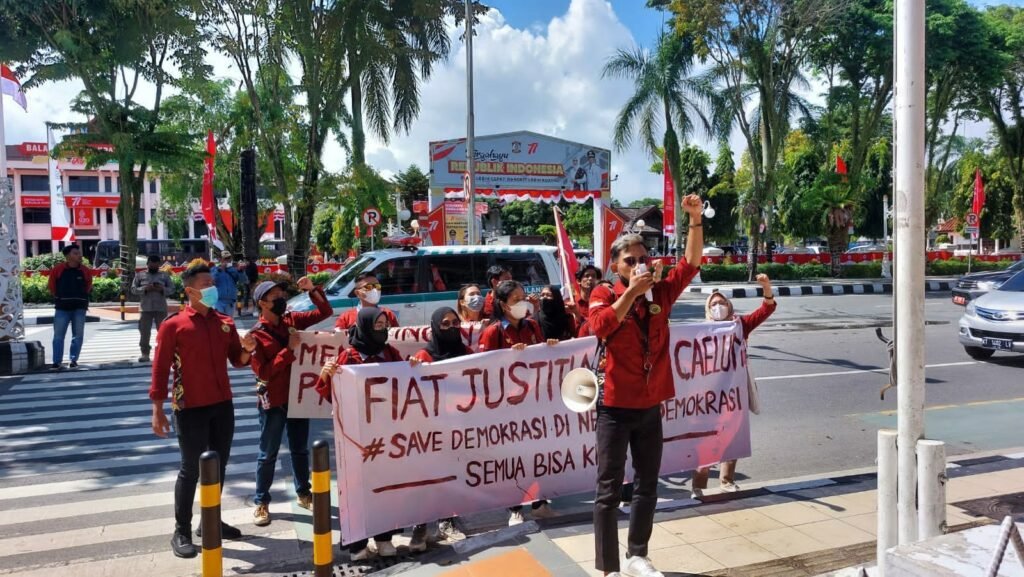 IMG 20220804 WA0005 BEM Uniba Demo di Kantor DPRD Balikpapan. Ini Tuntutannya PROKALTIM