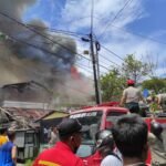Berjumlah 7 Ruko dan 10 Rumah Klandasan, Hangus Terbakar