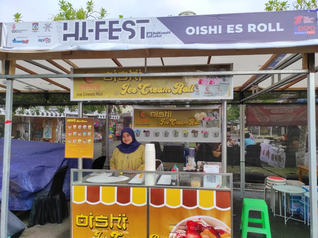 IMG 20220827 WA0061 1 Berburu Jajanan Hits Kekinian, Oishi Es Roll, Happines Burger, Joy Sugar, Nasi Paroe Kriuk, D' Join Hanya di HI-Fest 2022 PROKALTIM