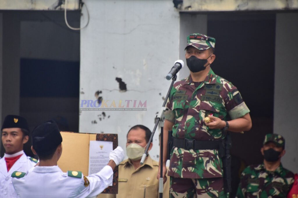 InShot 20220802 071829392 Danrem Inspektur Upacara, Motivasi Sebagai Alumnus SMA N 1 PROKALTIM
