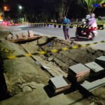 Heboh, Trotoar Ambruk Saat Pawai Pembangunan 2022 di Samarinda