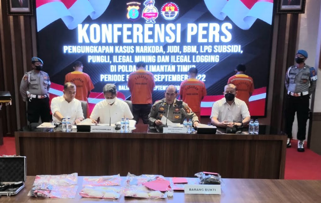 20220920 092026 80 Tersangka Narkoba Berhasil Diungkap Polda Kaltim Selama Dua Pekan PROKALTIM