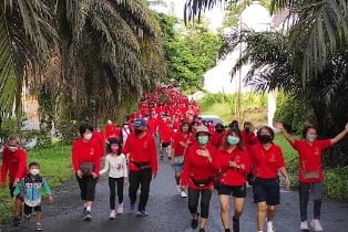 20220926 084232 Meriah, Jalan Sehat HUT ke-43 Vihara Buddha Maitreya PROKALTIM